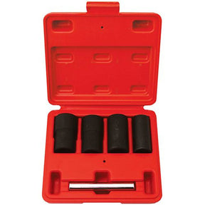Twist Socket Set 5 Pieces 1/2" DR Spiral Design 17, 19, 21 & 22mm - PKTool