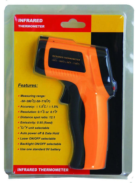 Infrared Thermometer Simple Trigger Operation Digital Readout - PKTool | Universal Auto Spares