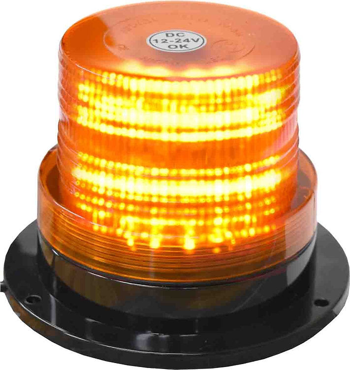 Revolving/Strobe Light 60 Led Amber With Magnetic Base - Motolite | Universal Auto Spares