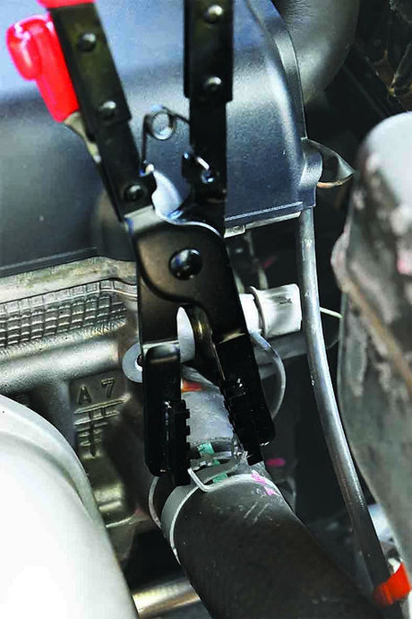 Universal Hose Clamp Plier Special Angled Claws Fits Most Clamps - PKTool