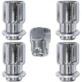 Lock Nut Set 5 Pieces, 4 Sizes of Mag Wheel Chrome - ProTyre