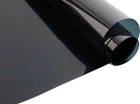 Very Dark 15% Black Solar Tint Film Standard 300 cm X 50 cm - PC Procovers | Universal Auto Spares
