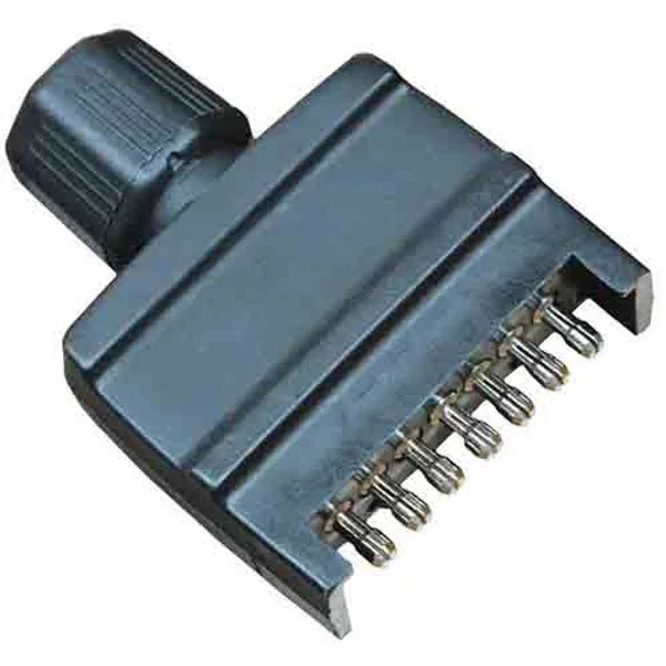 Trailer Plug 7 Pin Flat Plastic - LoadMaster | Universal Auto Spares