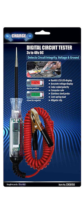 Digital Circuit Tester 220mm - Charge | Universal Auto Spares