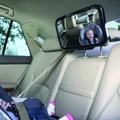 Mirror Baby Monitor Attaches To Head Rest Large Shatterproof Mirror - Pro-Kit