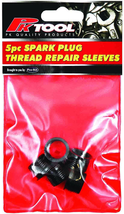 Sleeve 5 Piece Spark Plug Thread Repair ReplacementM14 X 1.25 X 11.2mm - PKTool | Universal Auto Spares