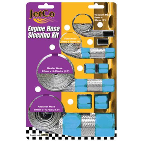 Hose Sleeving Kit Blue & Red - JetCo Blue