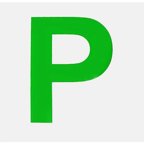 P Plates - 2 Piece Green Magnetic