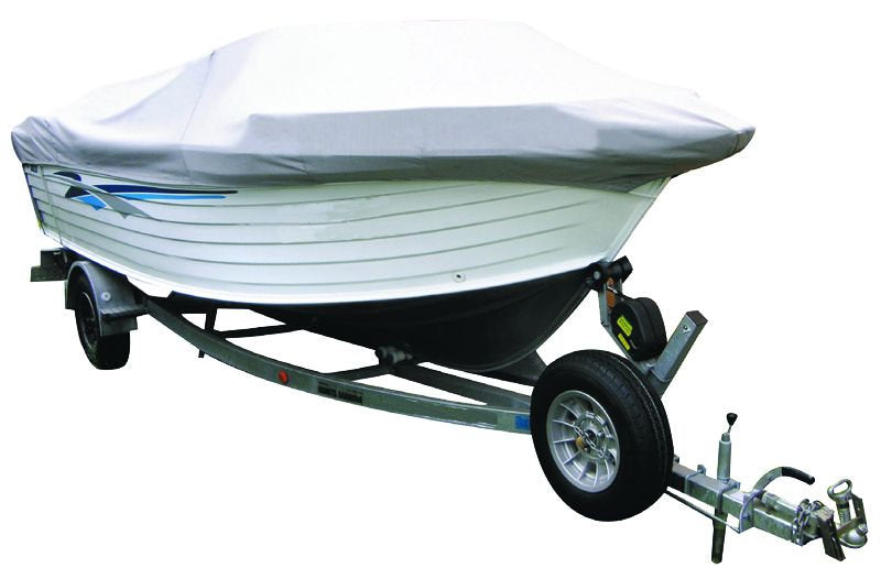 Waterproof Nylon Boat Cover 20 to 22ft 150D silver polyester- PC Procovers | Universal Auto Spares