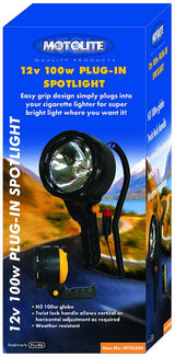 Spot Light 12V 55W Plug-In Light Foldable Handle - Motolite | Universal Auto Spares