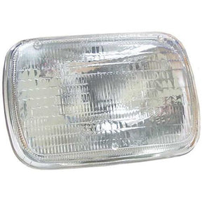 Sealed Beam 7″ 12v Square Large 3 Pin Flat Face - Motolite