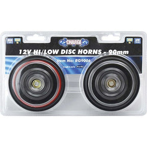 Horn 2 Pieces HI/LO Disc 12V - Charge