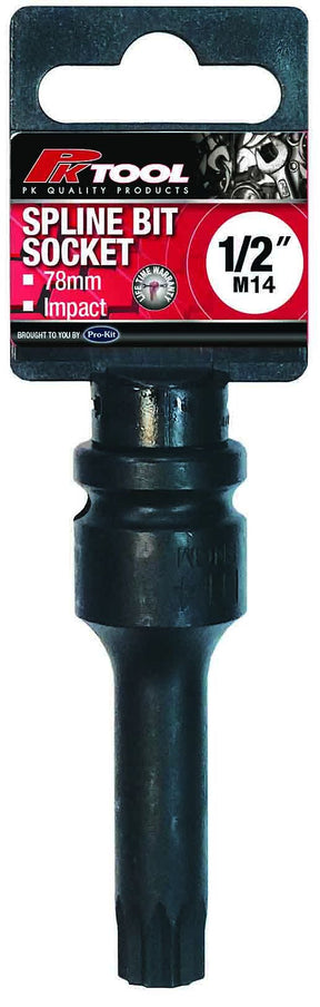 M14 1/2” DR 78mm Impact Spline Bits Sockets - PKTool