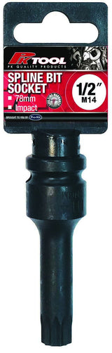 M14 1/2” DR 78mm Impact Spline Bits Sockets - PKTool