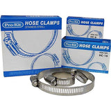 Hose Clamp 10 Piece Box 12.7mm X 25-51mm (1"-2") - Pro-Kit