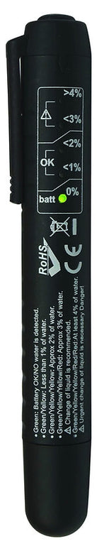 Pocket Brake Fluid Tester 5 Led Lights Display Moisture Readings - PKTool