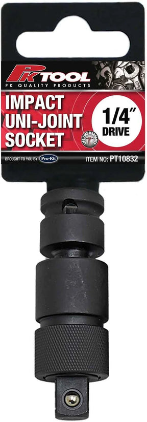 1/4” Dr Quick Release Impact Locking Universal Joint - PKTool