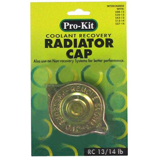 Radiator Cap Interchg With 508-13, 543-13, 520-13, 513-14 - Pro-Kit | Universal Auto Spares