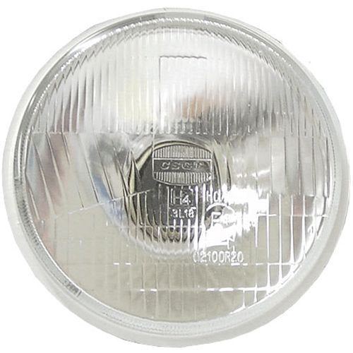 Semi Sealed Beam - 5-3/4″ Round Small High/Low H4 3 Pin - Motolite | Universal Auto Spares