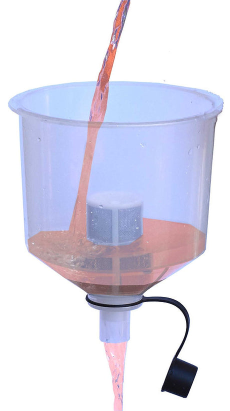 Mobile Fuel Filter Funnel 15LPM / 4GPM, 2L Capacity Funnel - PKTool