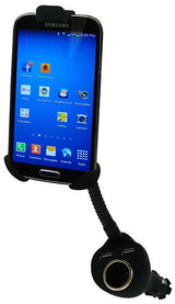 Lighter Socket & 2 USBs Phone and Navigator Holder - PKTool | Universal Auto Spares