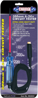 Circuit Tester With Light Super Heavy Duty - Charge | Universal Auto Spares