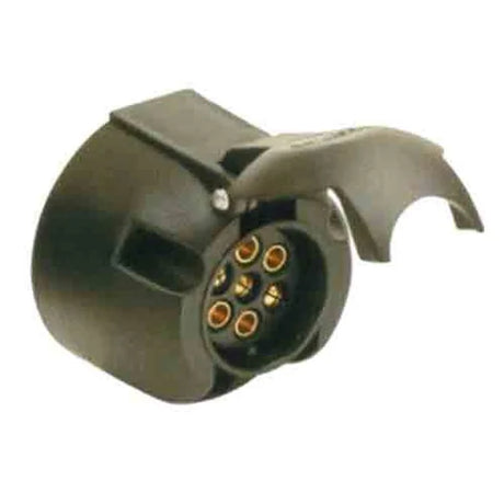 Trailer Socket 7 Pin Large Round Side Socket Without WaterProof - LoadMaster | Universal Auto Spares
