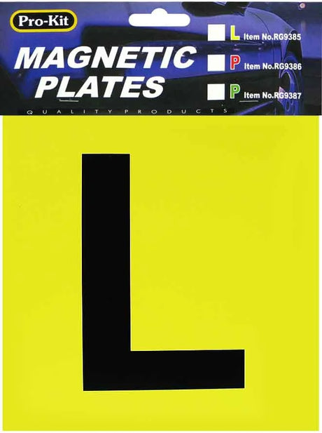 L Plates 2 Pieces Magnetic All States - Pro-Kit | Universal Auto Spares