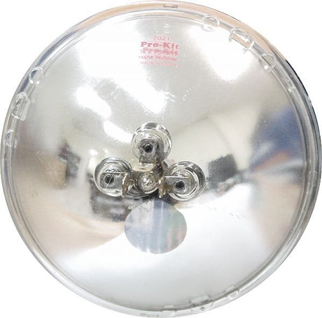 Sealed Beam - 7″ 24v Round Large 3 Pin Curved Face - Motolite | Universal Auto Spares