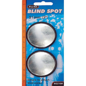 Mirror 2 Piece 50mm (2") & 75mm (3") Blind Spot - Pro-Kit 50mm (2")