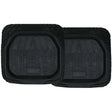 Mat Set 2 Piece Deep Dish Rear Black Odourless Rubber - PC Procovers | Universal Auto Spares