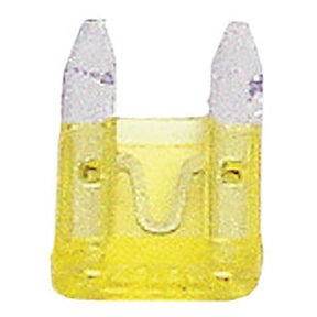 Mini Blade Fuse - 20AMP 10 Piece, 100 Piece Yellow