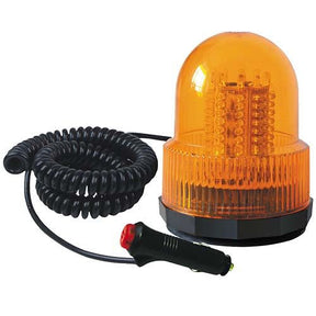 Revolving/Strobe Light 80 Led Amber With Magnetic Base - Motolite