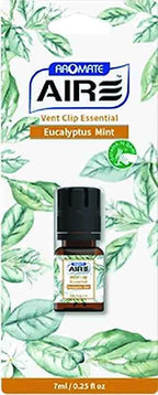 Vent Clip Essential Air Freshener 2 Scents - Aromate Air Eucalyptus Mint