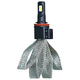 H11 Led Globe - 2 Piece With Heatsink - Motolite