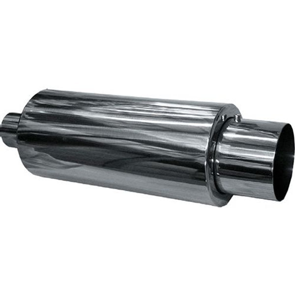 Muffler Single Outlet Stainless Steel 460mm Long, 140 Wide - JetCo | Universal Auto Spares