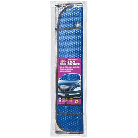 Small Folding Sun Shade Blue 60cm X 130cm - PC Procovers | Universal Auto Spares