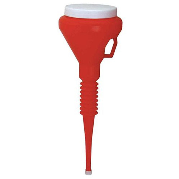 Funnel Flexible Neck 100 x 435mm Nozzle With Cap & 7mm Outlet - PKTool | Universal Auto Spares