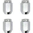 Wheel Nut Set 4 Pieces, 4 Sizes of Steel Wheel Chrome - ProTyre | Universal Auto Spares