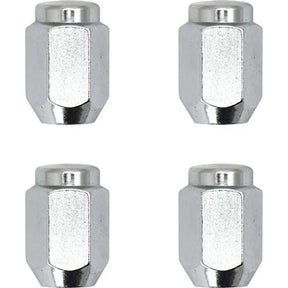 Wheel Nut Set 4 Pieces, 4 Sizes of Steel Wheel Chrome - ProTyre