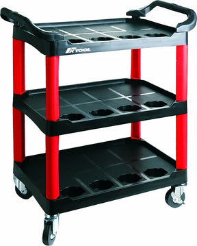 Workshop & Warehouse Trolley With 3 Shelves - PKTools