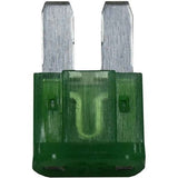 Micro 2 Fuse - 30AMP 10 Piece, 100 Piece Green