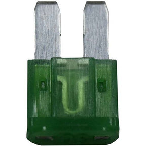 Micro 2 Fuse - 30AMP 10 Piece, 100 Piece Green