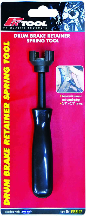 Drum Brake Retainer Spring Tool Removes & Replaces Anti-Squeal Springs - PKTool | Universal Auto Spares