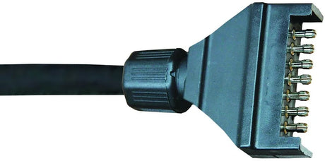 Trailer Plug 7 Pin Flat Plastic - LoadMaster | Universal Auto Spares