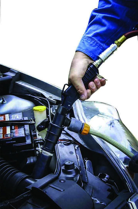 Cooling System Flushing Gun Multi-Stepped Adaptor Suits Most Inlets - PKTool