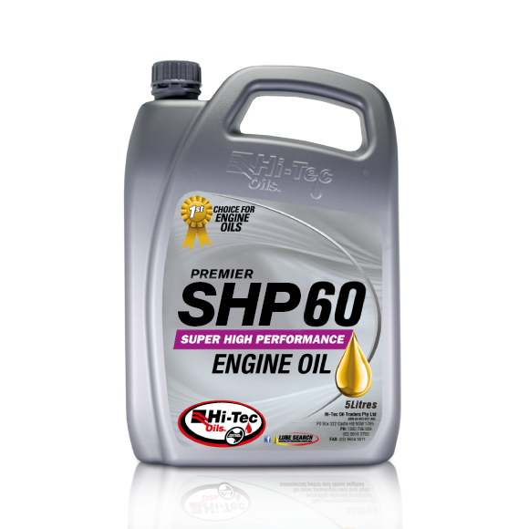 SHP RACING 60 - Hi-Tec Oils  4 X 5 Litre (Carton Only) | Universal Auto Spares