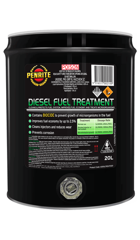 Diesel Biocide Fuel Treatment - Penrite 20L