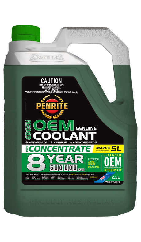 Green OEM Coolant Concentrate - Penrite | Universal Auto Spares