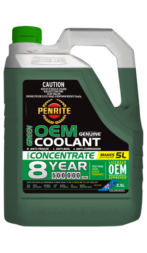 Green OEM Coolant Concentrate - Penrite 2.5L